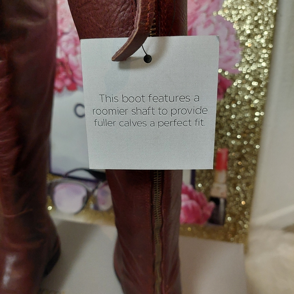 GENUINE LEATHER👢📍FRANCO SARTO L-MEYER WC,BORDO LE - Picture 5 of 9